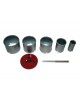 Set 5 carote 33-83 mm diamantate pentru placi ceramice Raider